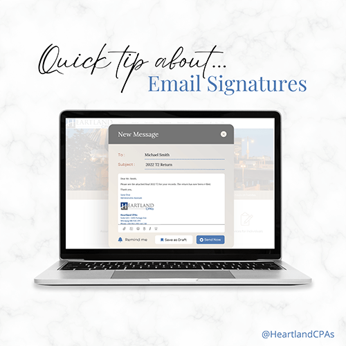 email signatures